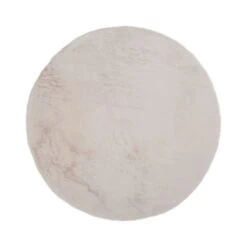 Vloerkleed Velluto Beige Rond ø200 cm