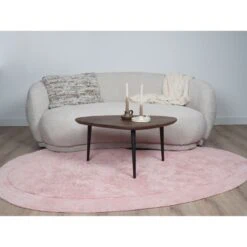 Wasbaar Vloerkleed Beach Roze 140x200cm