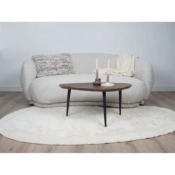 Wasbaar Vloerkleed Bodi Natural 140x200cm