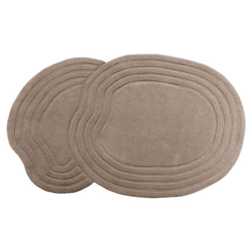 Wasbaar Vloerkleed Zayn taupe 140x200cm