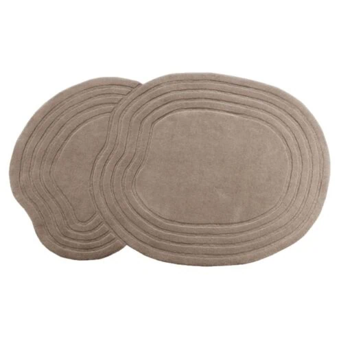 Wasbaar Vloerkleed Zayn taupe 140x200cm