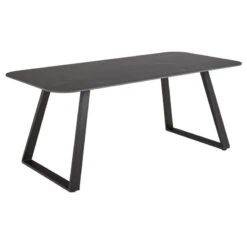 Alanya Eettafel Zwart Keramiek 180cm