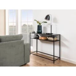 Amora Sidetable Zwart Metaal 100cm