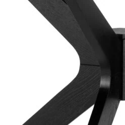 Arvon Eettafel Rond Zwart 105cm