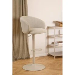 Aveline Barkruk Draaibaar Beige