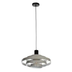 Ayra 1-lichts Hanglamp Grijs Metaal