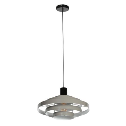 Ayra 1-lichts Hanglamp Grijs Metaal
