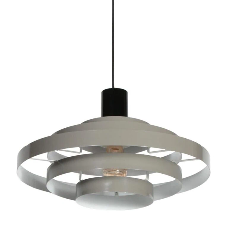 Ayra 1-lichts Hanglamp Grijs Metaal