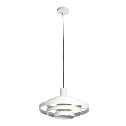 Ayra 1-lichts Hanglamp Wit Metaal