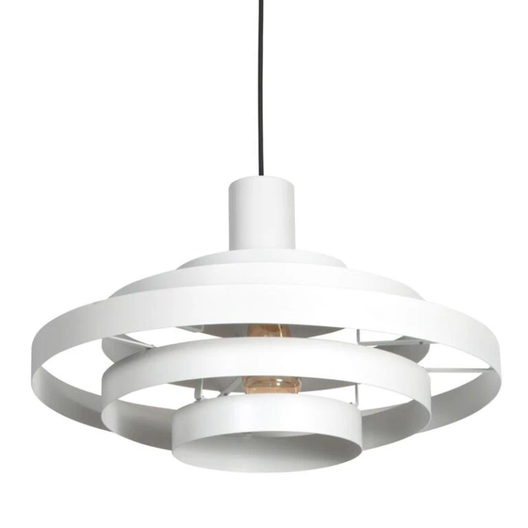 Ayra 1-lichts Hanglamp Wit Metaal