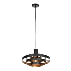Ayra 1-lichts Hanglamp Zwart Metaal