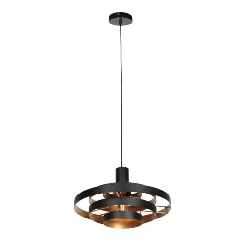 Ayra 1-lichts Hanglamp Zwart Metaal