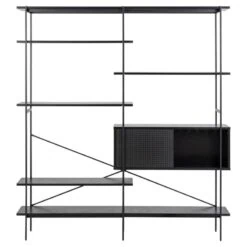 Belvero Boekenkast XL Zwart 172cm