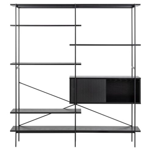 Belvero Boekenkast XL Zwart 172cm