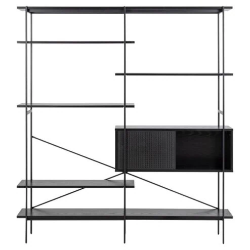 Belvero Boekenkast XL Zwart 172cm