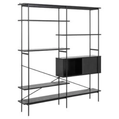 Belvero Boekenkast XL Zwart 172cm