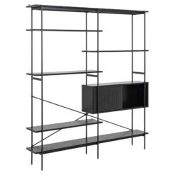 Belvero Boekenkast XL Zwart 172cm