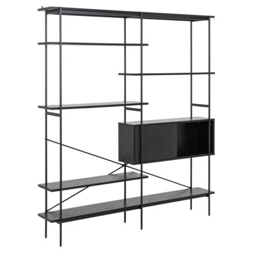 Belvero Boekenkast XL Zwart 172cm