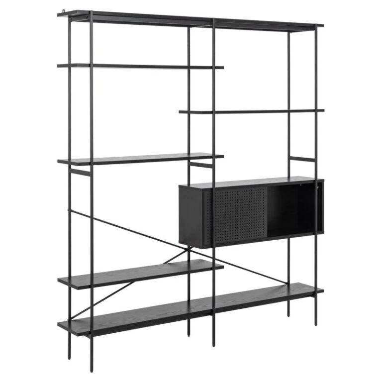 Belvero Boekenkast XL Zwart 172cm