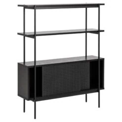 Belvero Boekenkast Zwart 94cm