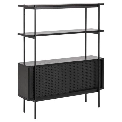 Belvero Boekenkast Zwart 94cm