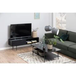 Belvero Tv meubel Zwart 140cm