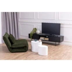 Belvero Tv meubel Zwart 180cm