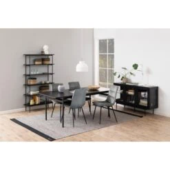Belvero open Boekenkast Zwart 94cm