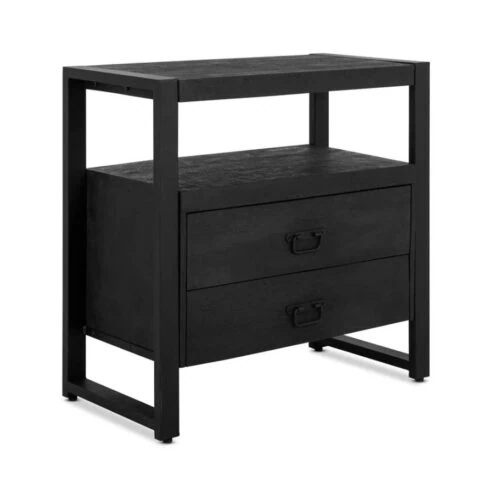 Britt ladekast 80cm zwart