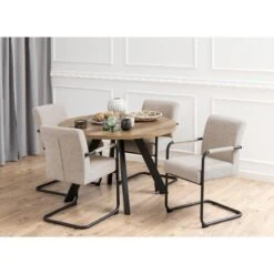 Callario Uitschuifbare Eettafel Naturel 210cm