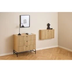 Calmera Ladekast Naturel 3 lade 80cm