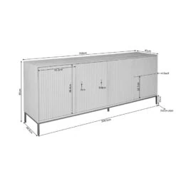 Dressoir Martin Naturel 210cm
