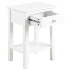 Drexia Nachtkastje 1 lade Wit 45cm