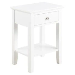 Drexia Nachtkastje 1 lade Wit 45cm