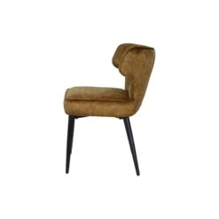 Elin Eetkamerstoel Bruin Velvet