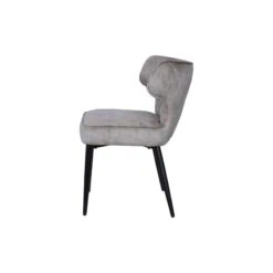 Elin Eetkamerstoel Taupe Velvet