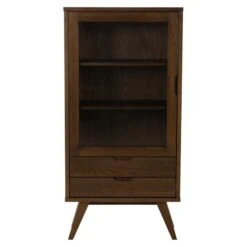 Eloria Vitrinekast laag Bruin 72cm