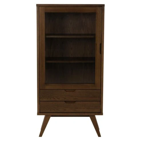 Eloria Vitrinekast laag Bruin 72cm
