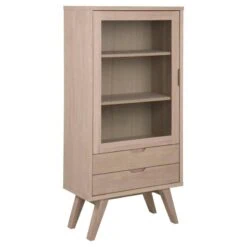 Eloria Vitrinekast laag Naturel 72cm