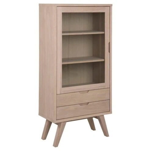 Eloria Vitrinekast laag Naturel 72cm