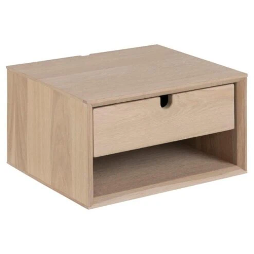 Elowen Nachtkastje laag Naturel 37cm