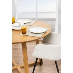 Elska Eettafel Rond Naturel 120cm