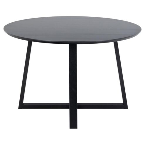 Elska Eettafel Rond Zwart 120cm