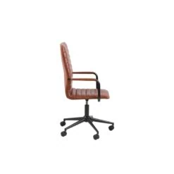 Ferano Bureaustoel Bruin PU Leer