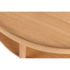 Fjella Salontafel Naturel rond Eikenhout 80cm