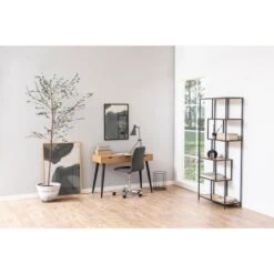 Freya Bureau Hout met zwarte poten 110cm