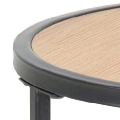 Hektor Bijzettafel Rond Naturel 40cm