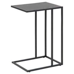 Hektor Bijzettafel Zwart 43cm