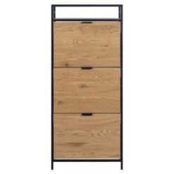 Hektor Schoenenkast 3 lade Naturel 56cm