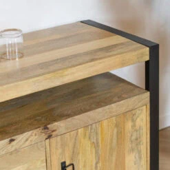 Britt tv meubel mangohout 190cm 2 deuren 4 vakken